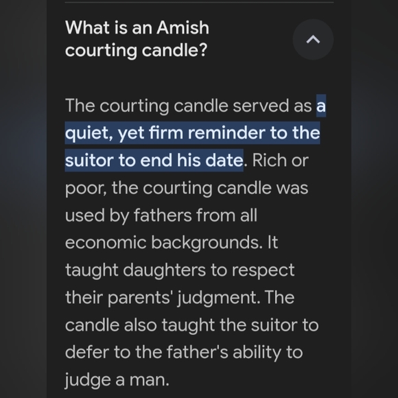 - Pair of Vintage Amish Courting Candle Holders - Picture 2 of 9